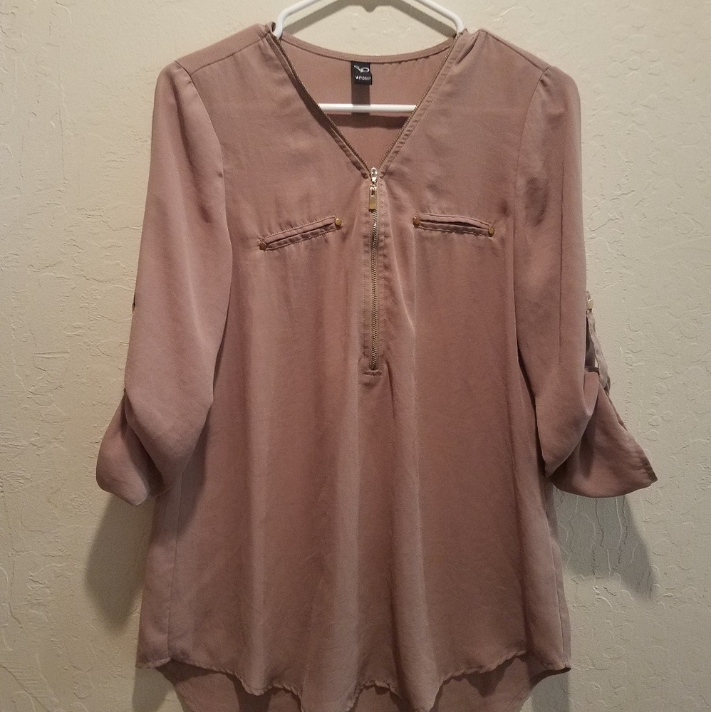 Tan Blouse
